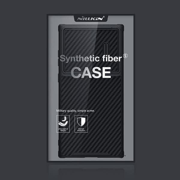 Nillkin Galaxy S23 Ultra Mobilskal Synthetic Fiber S - Svart