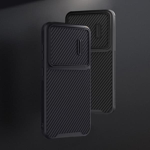 Nillkin Galaxy S23 Mobilskal CamShield Synthetic Fiber - Svart