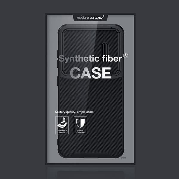Nillkin Galaxy S23 Mobilskal CamShield Synthetic Fiber - Svart