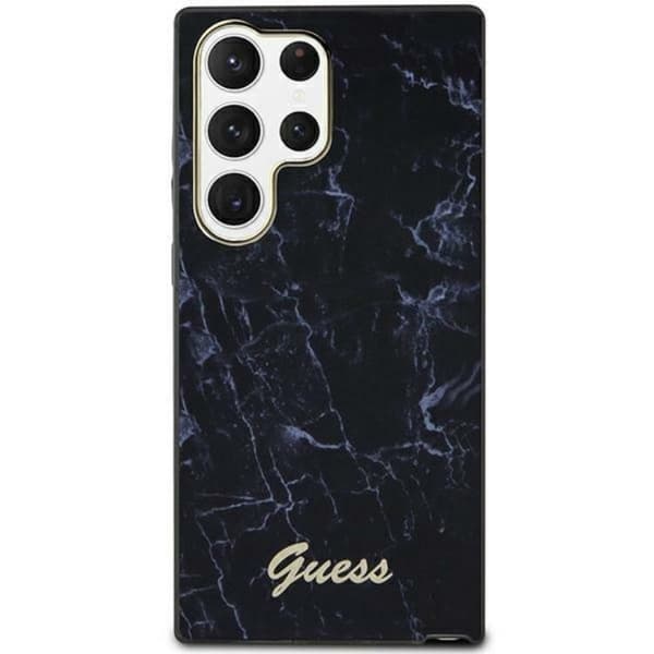 Guess Galaxy S23 Ultra Mobilskal Marble - Svart