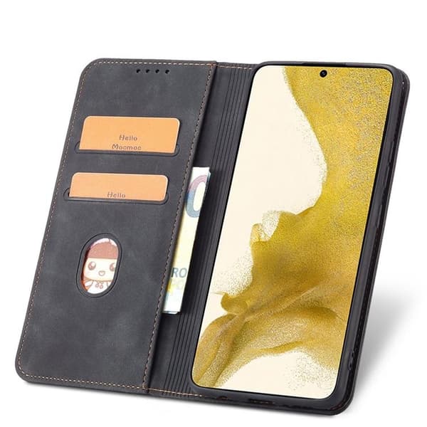 Galaxy S23 Plus Plånboksfodral Magnet Fancy - Svart