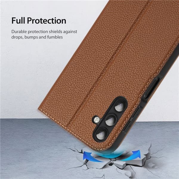 Dux Ducis Galaxy A34 5G Plånboksfodral Skin X2 - Brun