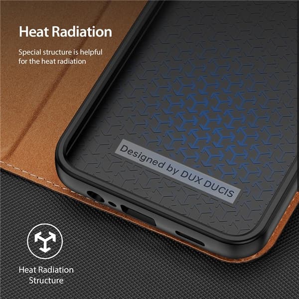 Dux Ducis Galaxy A34 5G Plånboksfodral Skin X2 - Brun