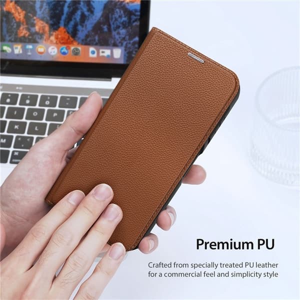 Dux Ducis Galaxy A34 5G Plånboksfodral Skin X2 - Brun