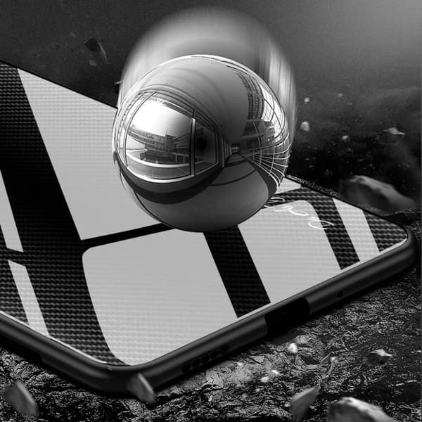 Galaxy S23 Mobilskal Carbon Fiber - Blå
