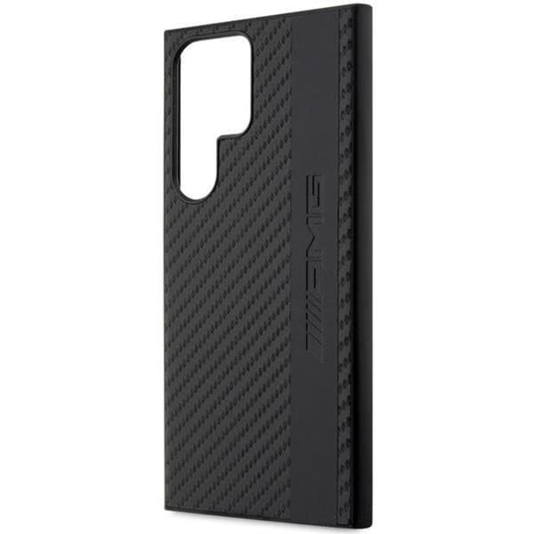 AMG Galaxy S23 Ultra Skal Carbon Stripe & Embossed - Svart