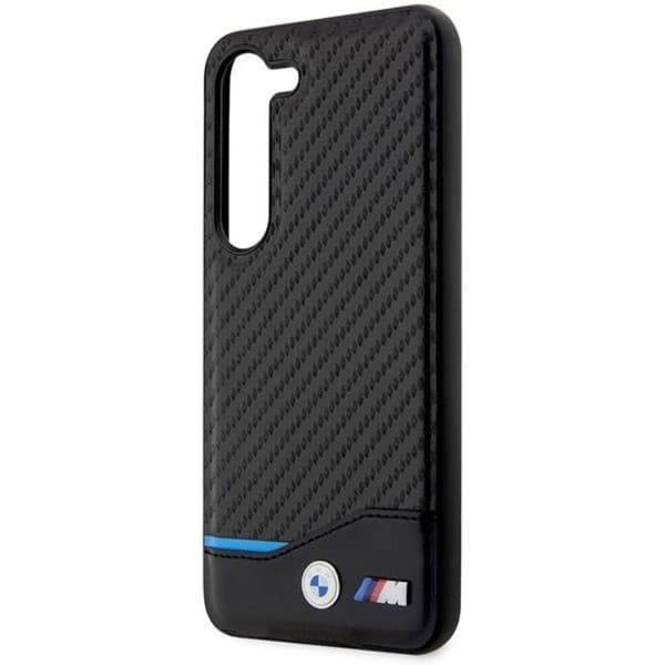 BMW Galaxy S23 Plus Skal Läder Carbon - Svart