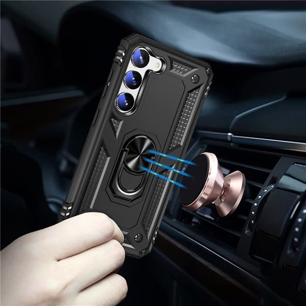 Galaxy S23 Skal Ringhållare Kickstand - Svart