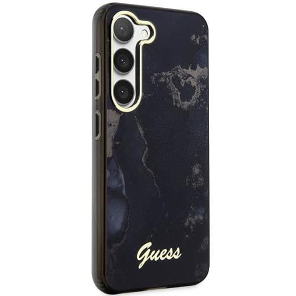 Guess Galaxy S23 Mobilskal Marble - Svart
