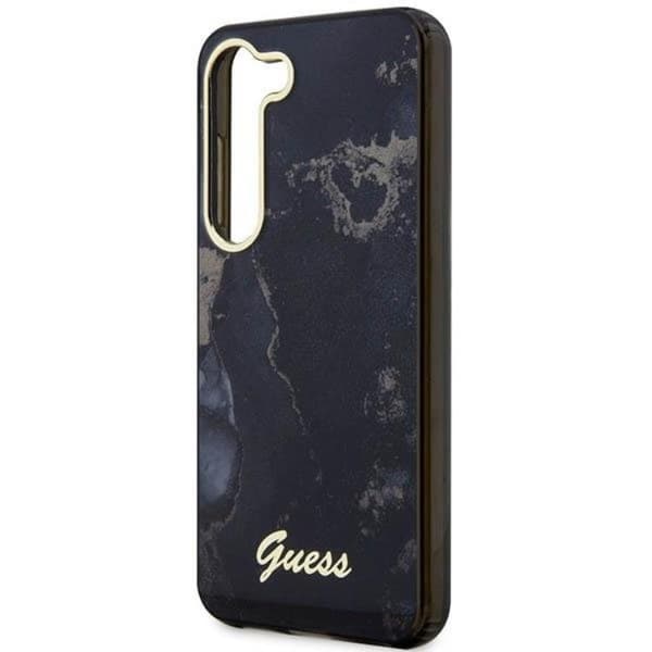 Guess Galaxy S23 Mobilskal Marble - Svart