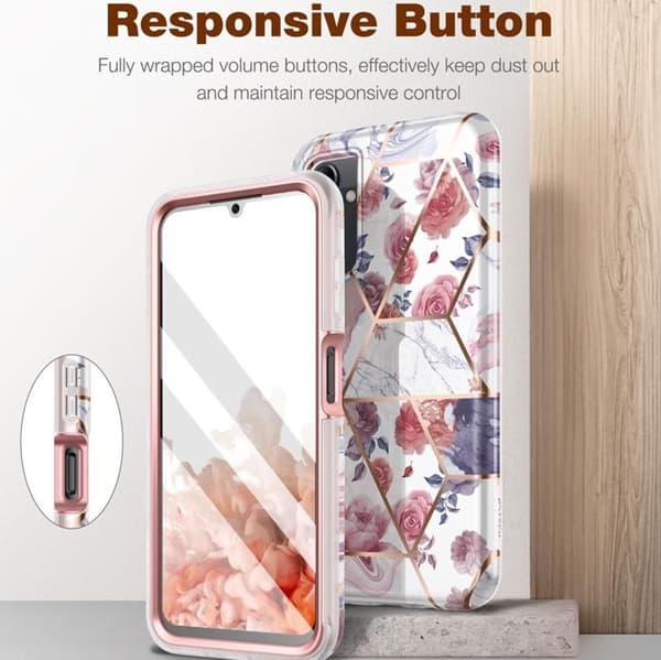 Tech-Protect Galaxy A14 5G Mobiskal Velar Marble - Rosa