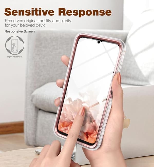 Tech-Protect Galaxy A14 5G Mobiskal Velar Marble - Rosa