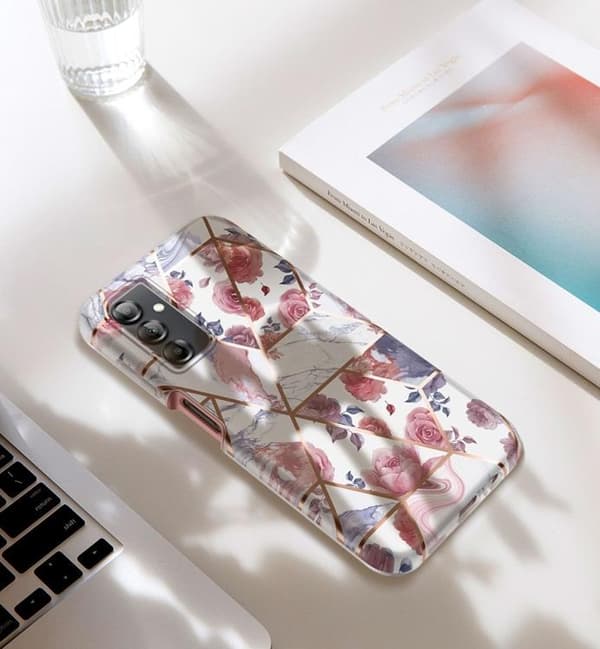 Tech-Protect Galaxy A14 5G Mobiskal Velar Marble - Rosa