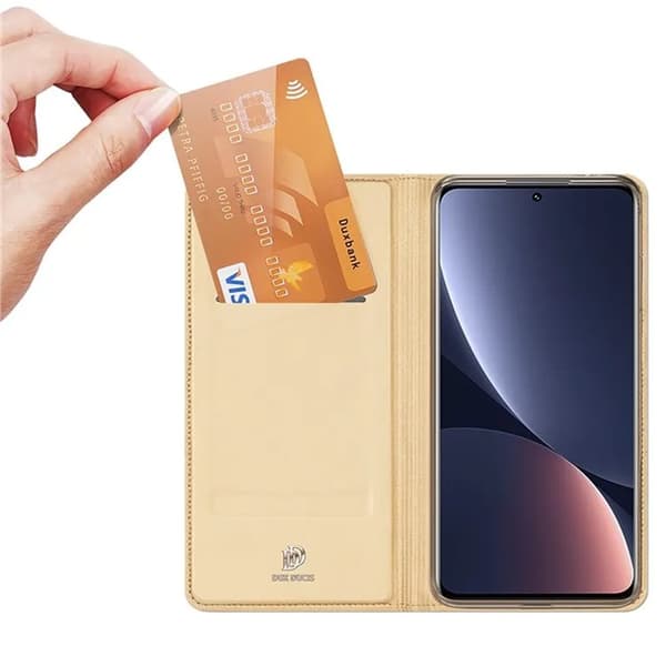 Dux Ducis Xiaomi 13 Plånboksfodral Skin Series - Guld