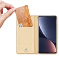 Miniatyrbild 3 av 11: Dux Ducis Xiaomi 13 Plånboksfodral Skin Series - Guld