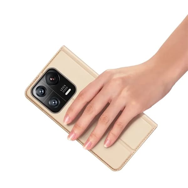 Dux Ducis Xiaomi 13 Plånboksfodral Skin Series - Guld