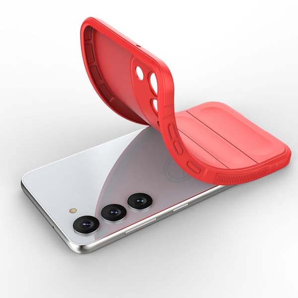 Galaxy S23 Plus Skal Magic Shield Flexible Armored - Röd