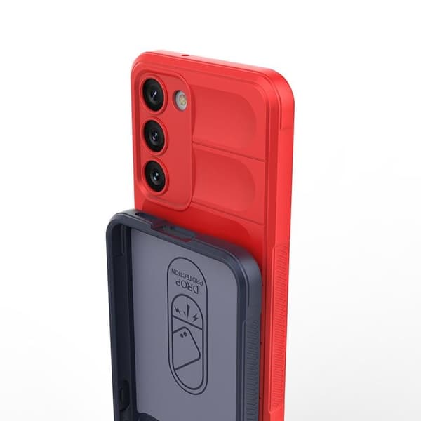 Galaxy S23 Plus Skal Magic Shield Flexible Armored - Röd