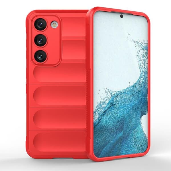 Galaxy S23 Plus Skal Magic Shield Flexible Armored - Röd