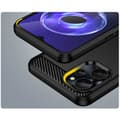 Miniatyrbild 4 av 6: Realme 10 5G/9i 5G Skal Carbon Silicone Flexible - Svart