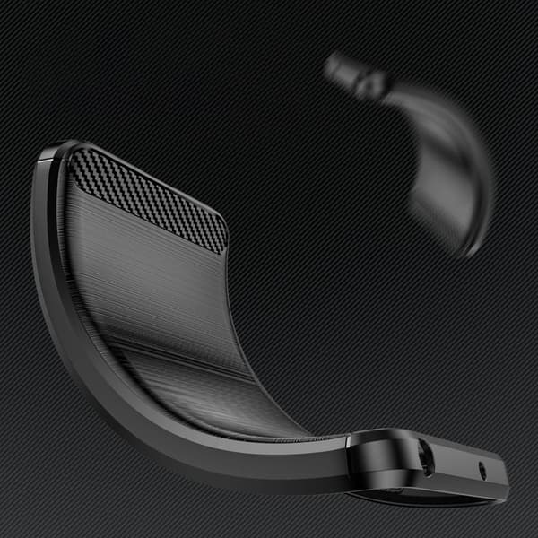 Realme 10 5G/9i 5G Skal Carbon Silicone Flexible - Svart