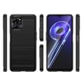 Miniatyrbild 6 av 6: Realme 10 5G/9i 5G Skal Carbon Silicone Flexible - Svart