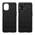 Miniatyrbild 2 av 6: Realme 10 5G/9i 5G Skal Carbon Silicone Flexible - Svart