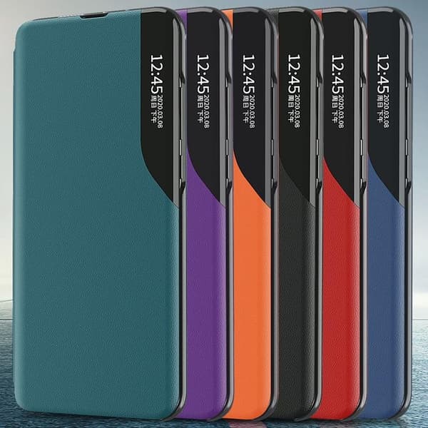 Galaxy S23 Plus Fodral Eco-Leather View - Svart