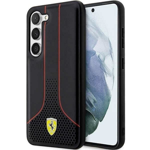 Ferrari Galaxy S23 Skal Perforated 296 P - Svart