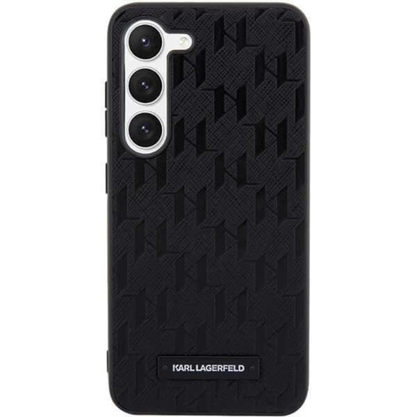 Karl Lagerfeld Galaxy S23 Plus Skal Saffiano Mono Metal Logo - Svart