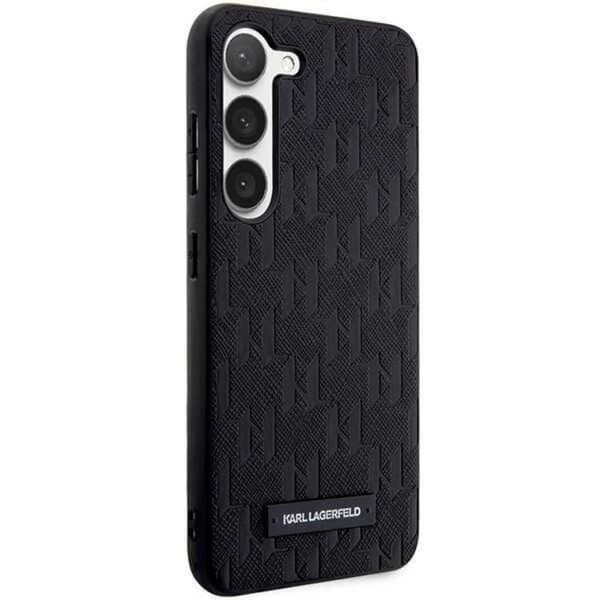 Karl Lagerfeld Galaxy S23 Plus Skal Saffiano Mono Metal Logo - Svart