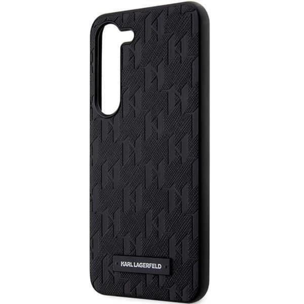 Karl Lagerfeld Galaxy S23 Plus Skal Saffiano Mono Metal Logo - Svart