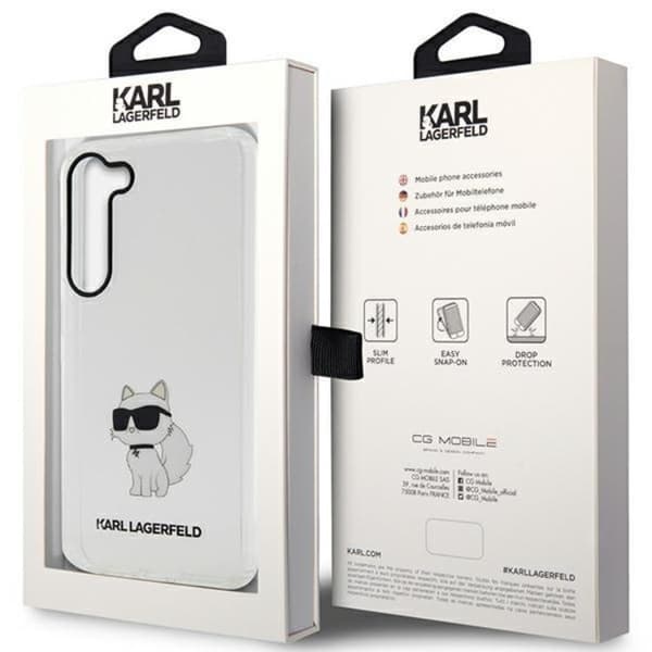 Karl Lagerfeld Galaxy S23 Plus Mobilskal Ikonik Choupette - Clear