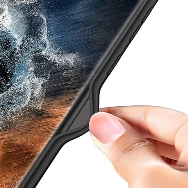 GKK Galaxy S23 Ultra Mobilskal Phantom - Vinröd