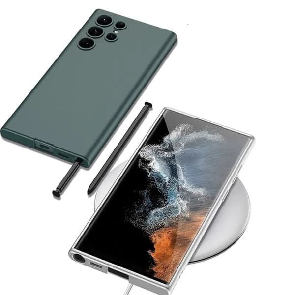 GKK Galaxy S23 Ultra Mobilskal Phantom - Vinröd