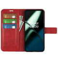 Miniatyrbild 4 av 9: OnePlus 11 5G Plånboksfodral Calf Texture Flip - Röd