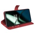 Miniatyrbild 5 av 9: OnePlus 11 5G Plånboksfodral Calf Texture Flip - Röd