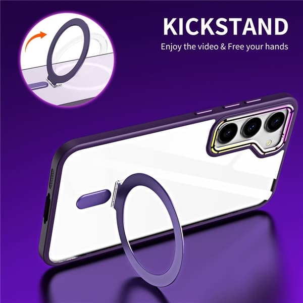 Galaxy S23 Plus Mobilskal Magsafe Kickstand Magnetic - Grön