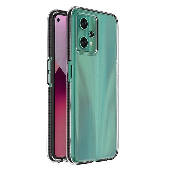 Realme 9/9 Pro 5G Skal Silicone Med Frame - Svart