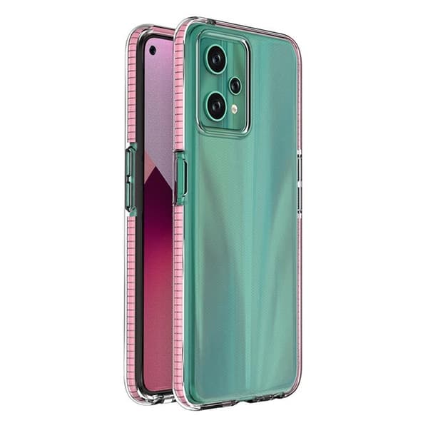 Realme 9/9 Pro 5G Skal Silicone Med Frame - Rosa