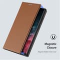 Miniatyrbild 5 av 11: Dux Ducis Galaxy S23 Ultra Plånboksfodral Skin X2 Magnetic - Brun