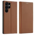 Miniatyrbild 1 av 11: Dux Ducis Galaxy S23 Ultra Plånboksfodral Skin X2 Magnetic - Brun