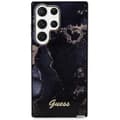 Miniatyrbild 3 av 8: Guess Galaxy S23 Ultra Mobilskal Golden Marble Collection - Svart