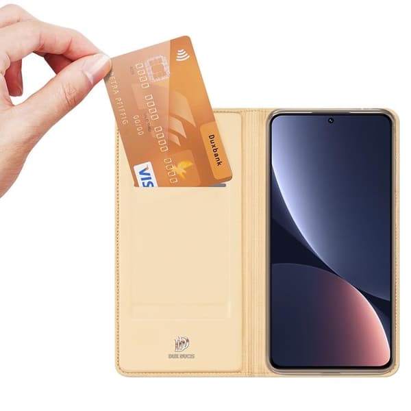 Dux Ducis Xiaomi 13 Plånboksfodral Skin Series - Guld