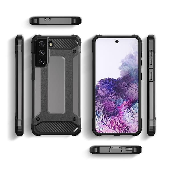 Galaxy S23 Plus Skal Hybrid Armored - Svart