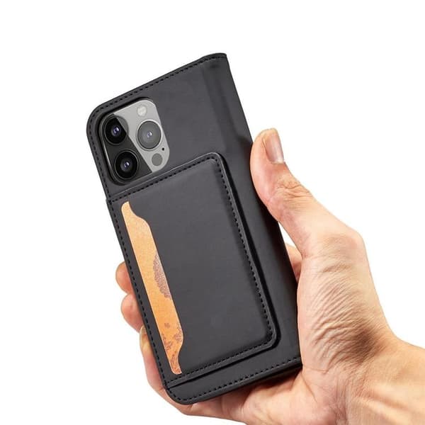 Galaxy A23 4G/5G Plånboksfodral Magnet Flip Kickstand - Svart