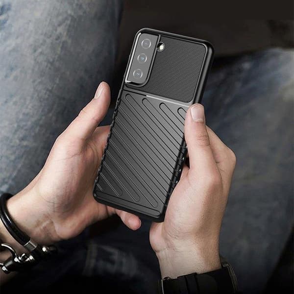 Galaxy S23 Plus Skal Thunder Armor Silicone - Blå