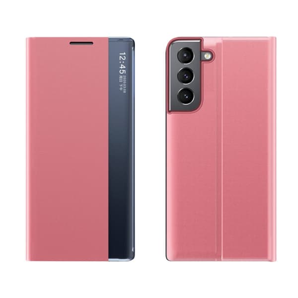 Galaxy S23 Plus Fodral Sleep Flip - Rosa