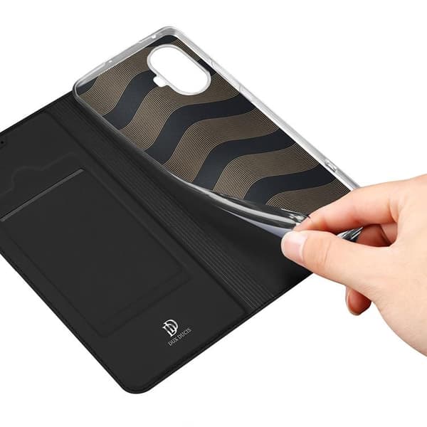 Dux Ducis Realme 10 Pro Plus Plånboksfodral SkinPro - Svart