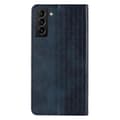 Miniatyrbild 4 av 11: Galaxy A23 4G/5G Plånboksfodral Magnet Strap Kickstand - Blå